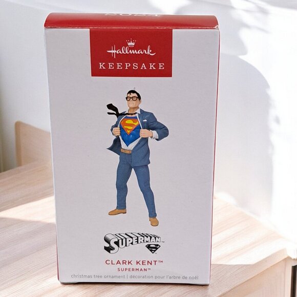 2024 HALLMARK KEEPSAKE ORNAMENT DC SUPERMAN CLARK KENT NEW - Picture 2 of 10